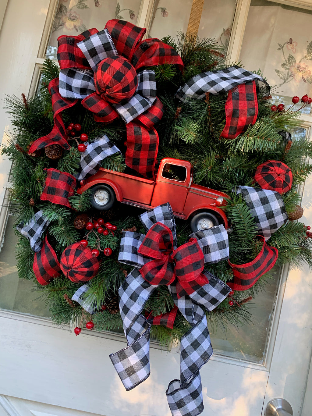 Little Red Truck Wreath